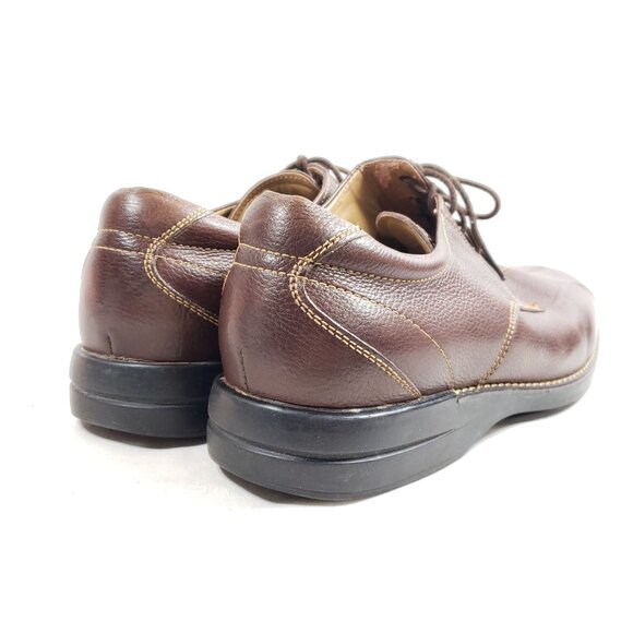 Dockers Mens Size 13 Bicycle Toe Brown Leather Lace-Up Shoes - Picture 4 of 9